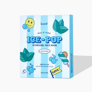 PETITFEE - koelf Mint & Soda Ice-pop Hydrogel Face Mask Set, 5 pcs, 280 g, 8809508850900