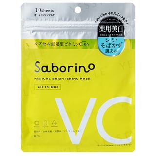 BCL - Saborino Medical Brightening Mask, 10 pcs, 176 g, 4515061189367