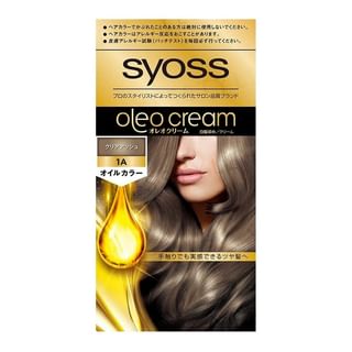 syoss - Oreo Cream Hair Color 1A Clear Ash, 1 Set, 150 g, 4987234362325