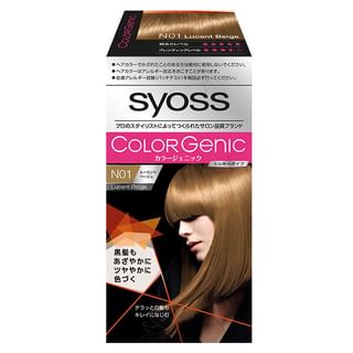syoss - Colorgenic Milky Hair Color N01 Lucent Beige, 1 Set, 200 g, 4987234361670