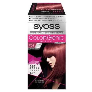 syoss - Colorgenic Milky Hair Color P01 Crystal Pink, 1 Set, 200 g, 4987234361694