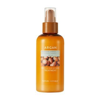 NATURE REPUBLIC - Argan Essential Hair No Wash Treatment, Renewed: 160ml, 400 g, 8806173468621