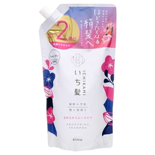 Kracie - Ichikami Smoothing Shampoo, 660ml Refill, 702 g, 4901417722614