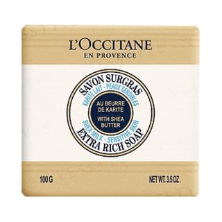 L’Occitane - Shea Milk Sensitive Skin Extra Rich Soap, 100g, 120 g, 3253581680513