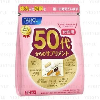 Fancl - Good Choice 50+ Women Health Supplement, 7 pcs x 30 packs, 400 g, 4908049488352