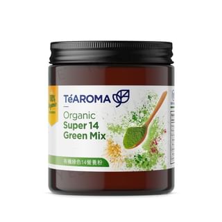 TeAROMA - Organic Super 14 Green Mix 150g, 150g, 191 g, 48950060150