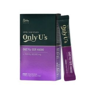 grn+ - Only U’s Arginine For Men X6000, 20g x 15 sticks, 347 g, 8809145478253