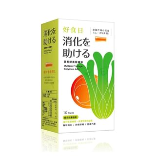 My Scheming - Day Plus+ Multiple Fruitage Enzymes Jelly, 10 Packs, 230 g, 4713410995564