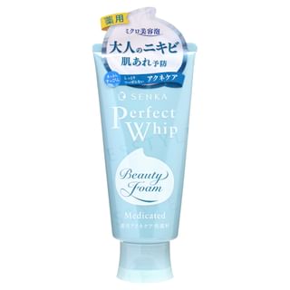 Shiseido - Senka Perfect Whip Acne Care Beauty Foam, 120g, 141 g, 4550516474902