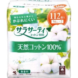 Kobayashi - Sarasati Cotton 100 Sanitary Pad, 112 pcs, 160 g, 4987072009741