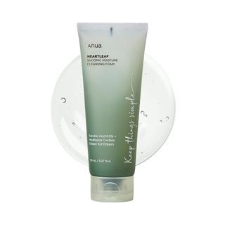 Anua - Heartleaf Succinic Moisture Cleansing Foam, 150ml, 194 g, 8809640733659