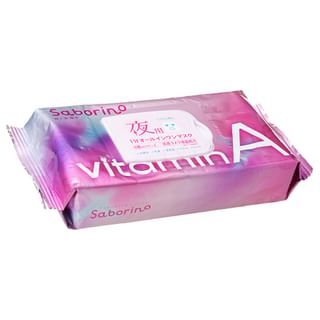 BCL - Saborino Vitamin A Night Mask, 30 pcs, 408 g, 4515061189879