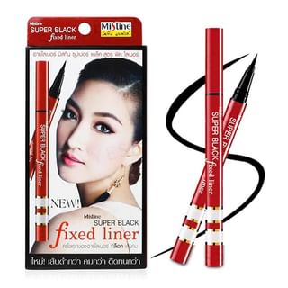 MISTINE - Super Black Fixed Eyeliner, 1g, 60 g, 8859178718093