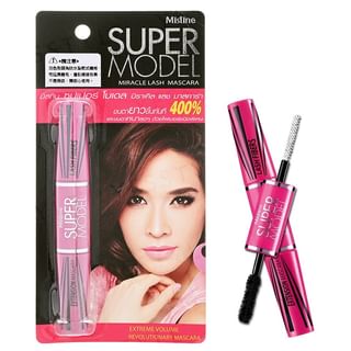 MISTINE - Super Model Miracle Lash Mascara, Black, 30 g, 8855629006108