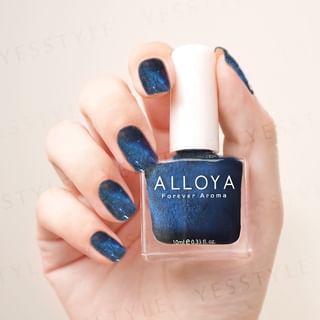 ALLOYA - Water-Based Natural Nail Polish Environmental Friendly 118 Blue Planet, 10ml, 60 g, 6934849101182