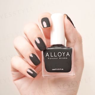 ALLOYA - Water-Based Natural Nail Polish Environmental Friendly 192 Sunglasses Black, 10ml, 60 g, 6934849101922