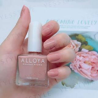 ALLOYA - Water-Based Natural Nail Polish Environmental Friendly 125 Sweet Tea Time, 10ml, 60 g, 6934849101250