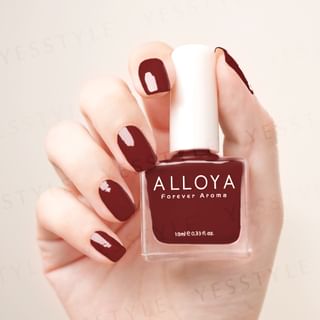ALLOYA - Water-Based Natural Nail Polish Environmental Friendly 187 Bloody Jazz, 10ml, 60 g, 6934849101878
