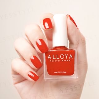ALLOYA - Water-Based Natural Nail Polish Environmental Friendly 018 Two Of Hearts, 10ml, 60 g, 6934849100185