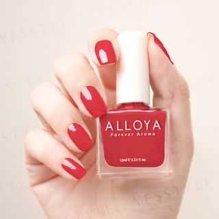 ALLOYA - Water-Based Natural Nail Polish Environmental Friendly 021 Impassioned, 10ml, 60 g, 6934849100215