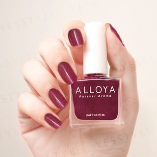 ALLOYA - Water-Based Natural Nail Polish Environmental Friendly 022 Bread & Jam, 10ml, 60 g, 6934849100222