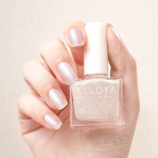 ALLOYA - Water-Based Natural Nail Polish Environmental Friendly 023 My Pearl Earrings, 10ml, 60 g, 6934849100239