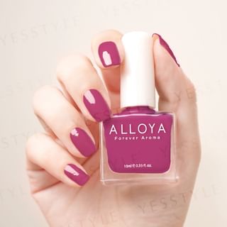 ALLOYA - Water-Based Natural Nail Polish Environmental Friendly 034 Delicious Grapes, 10ml, 60 g, 6934849100345