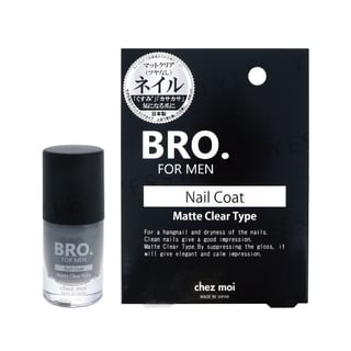 BRO. FOR MEN - Nail Coat Matte Clear Type, 4ml, 34 g, 4562226255443