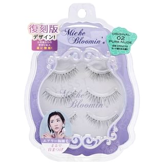 Miche Bloomin’ - Eyelash Original Line 02 Pure Nude, 3 pairs, 23 g, 4560364939836