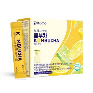 BOTO - Beauty Secret Kombucha Lemon Lime, 5g x 30 sticks, 201 g, 8809240246245