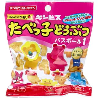 SK Japan - Tabekko Animal Candy 1 Bath Ball, 1 pc, 100 g, 4544815050509