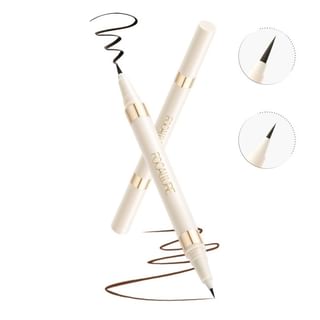 FOCALLURE - Ultra-Skinny Liquid Eyeliner- 2 colours in 1, # LL01 Black & Brown in 1, 20 g, 6941845809639