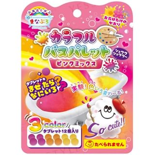 MANABURO - Colorful Bath Palette Pink Mix, 12 pcs, 100 g, 4535304300113