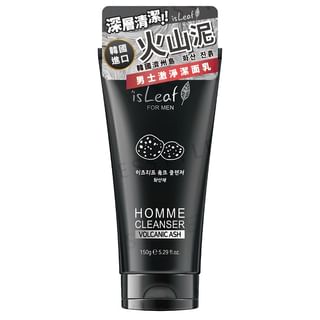 isLeaf - Homme Cleanser For Men Volcanic Ash, 150g, 180 g, 8809473193392