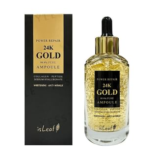 isLeaf - Power Repair 24K Gold 99.9% Pure Ampoule, 50ml, 192 g, 8809514488944