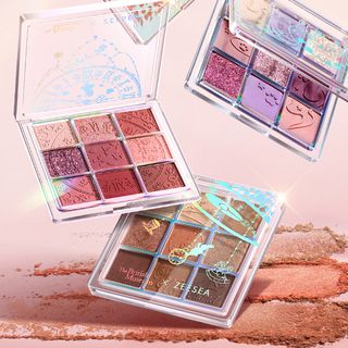 ZEESEA - 9 Colors Eyeshadow Palette- Caramel, #11 Caramel, 87 g, 6975852820400