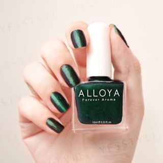 ALLOYA - Water-Based Natural Nail Polish Environmental Friendly 089 Black Opal, 10ml, 60 g, 6934849100895