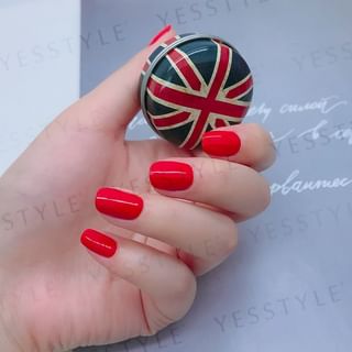 ALLOYA - Water-Based Natural Nail Polish Environmental Friendly 124 Fiery Red Heart, 10ml, 60 g, 6934849101243