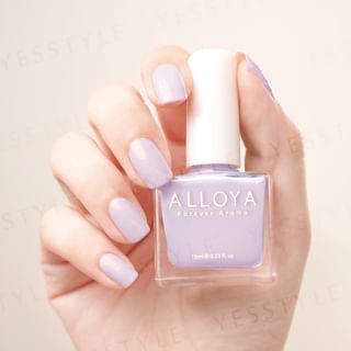 ALLOYA - Water-Based Natural Nail Polish Environmental Friendly 126 Pure Purple Memory, 10ml, 60 g, 6934849101267