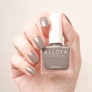 ALLOYA - Water-Based Natural Nail Polish Environmental Friendly 163 Chia Seed Nut Pudding, 10ml, 60 g, 6934849101632