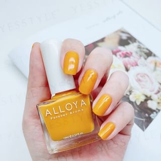 ALLOYA - Water-Based Natural Nail Polish Environmental Friendly 172 Thai Milk Cheese Waffle, 10ml, 60 g, 6934849101724