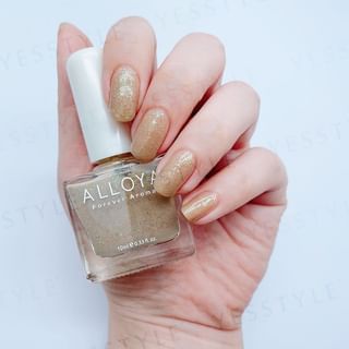 ALLOYA - Water-Based Natural Nail Polish Environmental Friendly 177 Evening Summer Firefly Sea, 10ml, 60 g, 6934849101779