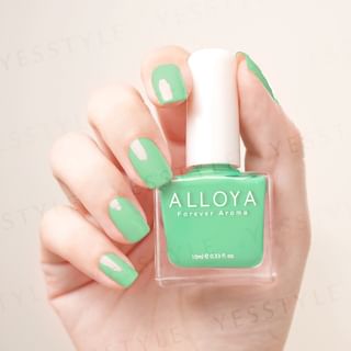 ALLOYA - Water-Based Natural Nail Polish Environmental Friendly 038 Fountain Of Youth, 10ml, 60 g, 6934849100383