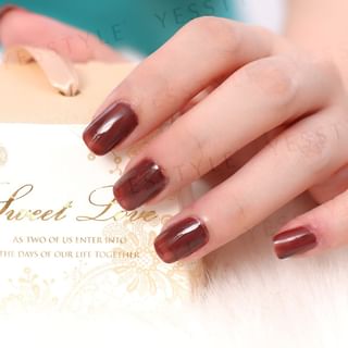 ALLOYA - Water-Based Natural Nail Polish Environmental Friendly 045 Shot Of Expresso, 10ml, 60 g, 6934849100451