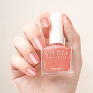 ALLOYA - Water-Based Natural Nail Polish Environmental Friendly 082 Imagination Of Rose, 10ml, 60 g, 6934849100826