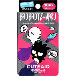 Santan - Sanrio Badtz-Maru XO Band-Aid, 18 pcs, 17 g, 4525636322501