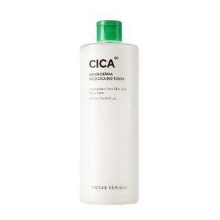 NATURE REPUBLIC - Green Derma Mild Cica Big Toner, 500ml, 555 g, 8806173482191