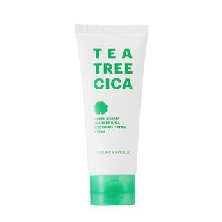 NATURE REPUBLIC - Green Derma Tea Tree Cica Soothing Cream, 100ml, 250 g, 8806173482573