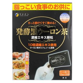 FINE JAPAN - Fermented Black Oolong Tea, 1.5g x 33, 102 g, 4976652006683