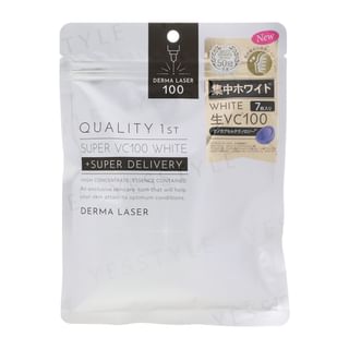 Quality First - Derma Laser Super VC100 White Mask, 7 pcs, 222 g, 4560401461481